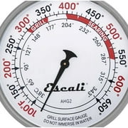 Escali AHG2 Stainless Steel Extra Large Direct Grill Surface Thermometer, Searing Temperature Zones 100-600F Degree Range
