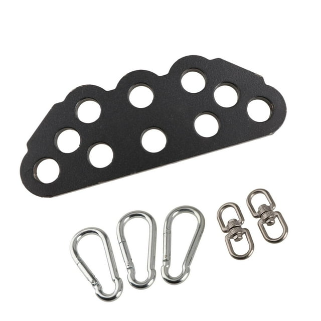 Barra de con orificios múltiples para ejercicios en el gimnasio en casa, accesorios de placa separadora para máquina de poleas con cable