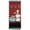 Red, variant on Chef Door Curtains for Door Window, French Sidelight Front Back Door Curtains With Tieback, Cartoon Red Food Cooking Black White Buffalo Check Kitchen Rod Pocket Drapes Panel, 25"x40"