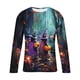 thumbnail image 5 of Blusas y camisas de manga larga con cuello redondo, moda casual para hombre, estampado deportivo, blusas de manga larga con cuello redondo, camisas para hombre, blusa de poliéster, 5 of 5