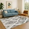 thumbnail image 7 of Addison Rugs Mayfield Premium Machine Washable Transitional Aztec Gray Rectangle Rug, 2'6" x 3'10", 7 of 7