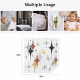 thumbnail image 5 of Cloth Napkins Set of 2 - 20x20 Inches, Diamond Washable Reusable Table Napkins, Modern Geometric Middle Century Grey Yellow Red Soft & Absortbent Dining Napkin for Party Wedding Hotel Restaurant, 5 of 8