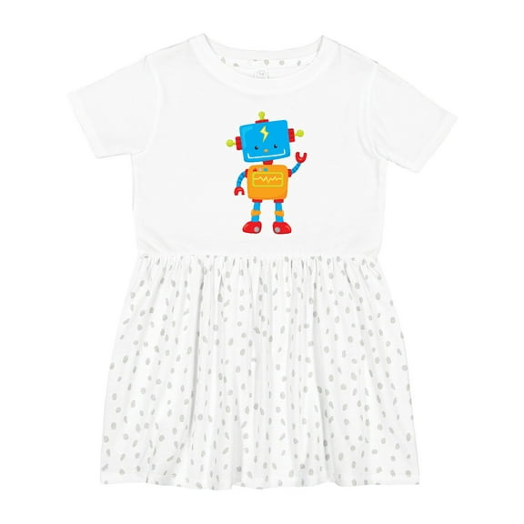 Inktastic Toy Robot Girls Toddler Dress