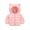 Pink, variant on fatyb Toddler Hooded Puffer Jacket Boys Girls Lightweight down Coat Kids Thermal Outerwear with Hood