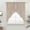 Brown Beige, variant on Beige Pink Floral Swag Valances for Windows, Kitchen Curtains 36 Inch Length 2 Panels Set, Spring Flowers Short Curtains for Small Windows Rod Pocket Cafe Curtains Drapes 28"x36"