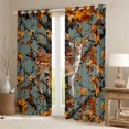 thumbnail image 2 of Feelyou Wildlife Reindeer Black Out Curtains, Rustic Curtains Pack of 2 (42x63 Each), 2 of 6