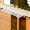 thumbnail image 3 of Clear Window Awning, 19.7x47.2in Frosted PC Material, Wall Mount Rain Shelter, UV Resistant and Easy to Clean, Ideal for Doors and Windows, 3 of 17