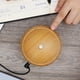 thumbnail image 4 of Grano de madera luces LED aromaterapia humidificador de aire difusor ultrasónico de aceite esencial USB 130ml Eigraketly  JJ8840-01B, 4 of 6
