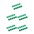 thumbnail image 1 of Eigraketly 10 piezas tornillos hexagonales para bicicleta tapas de rosca accesorios de ciclismo M5, verde Type2 NO2, 1 of 6
