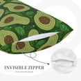 thumbnail image 5 of Bixox Big Colorful Avocados Printed Pillow Protector,Super Soft Ideal for Home,Guests,Rentals - 20"x30", 5 of 8