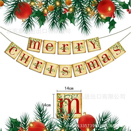 Homoyoyo Christmas Wall Banner Set, Assorted Holiday Hanging Decorations for Home, Party, and Seasonal Celebration