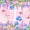 Pink Blue 14, variant on Manfei Lovely Letter A Twin Sheets,Sweet Flower Bedding,Multicolored,3-Piece