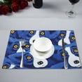 thumbnail image 1 of BSDHOME Tapis de Table de Cuisine Rodrigue Chien Bleu pour Table à Manger 12x18 Pouces, 1 of 4