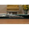 thumbnail image 4 of United Weavers Veria Blitzen Shag Geometric Area Rug, Aqua, 5'3" X 7'2", 4 of 5