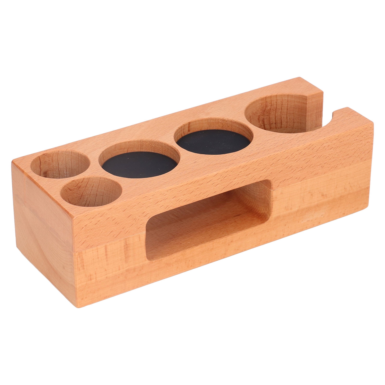 Wooden Coffee Tamper Holder, Multifunction Coffee Filter Tamper Holder