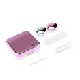 thumbnail image 1 of Contact lens case with reflective cover, cute travel kit, 1 of 4