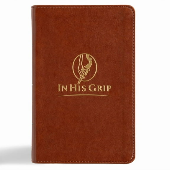 CSB in His Grip Golfer's Bible, Brown Leathertouch, (Hardcover)