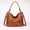 Brown, variant on KALUNMA Hobo Crossbody Bags for Women Leather Hobo Handbags Retro Large Size Shoulder Bag Crossbody Purse