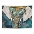 thumbnail image 5 of GOSMITH  Elephant Tapestry Forest Moon Tapestries, Bohemian Hippie Boho Trippy Indie Aesthetic Wall Tapestry, Mystic Aesthetic Wall Hanging Home Decor for Bedrooms Living Rooms Dorm Studio, 5 of 7