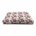 thumbnail image 3 of Floral Pet House, Romantic Boho Style Narcissus Magic Magnolia Rose Vibrant Pattern Print, Outdoor & Indoor Portable Dog Kennel with Pillow and Cover, 5 Sizes, Red Black Grey, by Ambesonne, 3 of 4