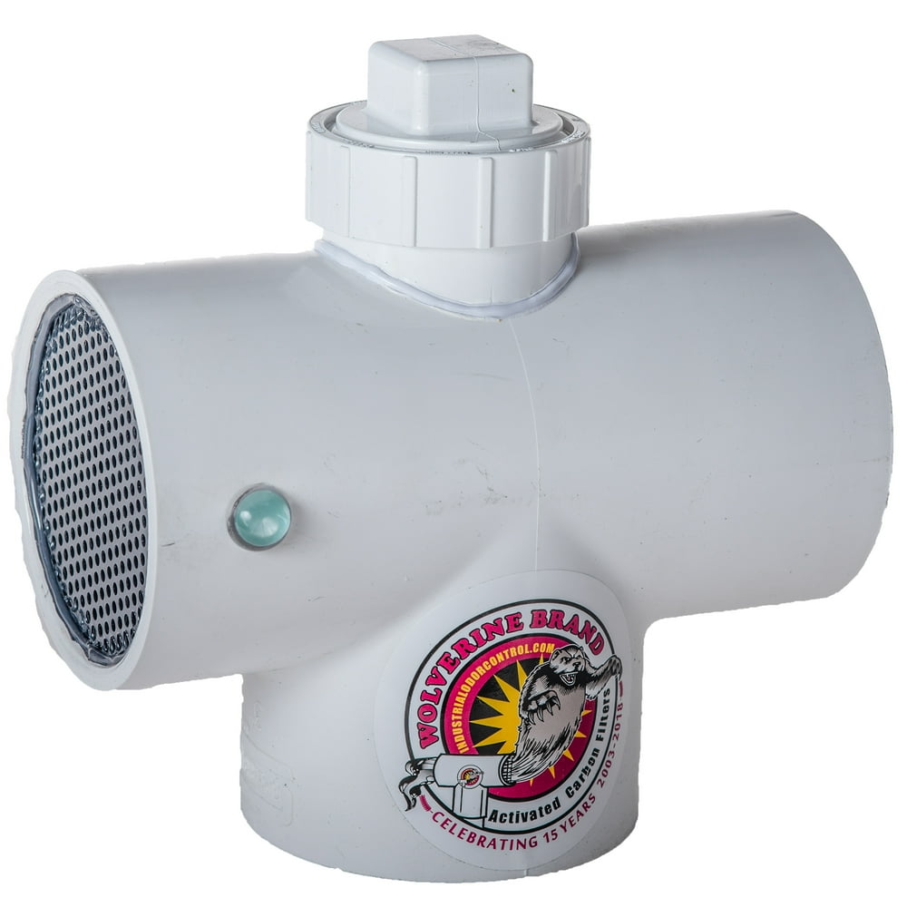 Wolverine Heavy Duty Septic Vent Pipe Carbon Filter 4"