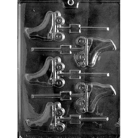 Skate Chocolate Molds Roller Skates Lollipop Chocolate Mold - S001 - Includes Melting & Chocolate Molding Instructions ()