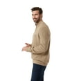 thumbnail image 3 of Chaps Men's & Big Men's Twist Honeycomb Solid Quarter Zip Sweater, 3 of 5