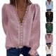 thumbnail image 2 of Camisa de encaje ANGGREK para Mujer Holgada Elegante Color Sólido, 2 of 6