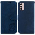 thumbnail image 2 of Compatible avec Motorola Moto G42 Embossé Mignon Tiger Étui Portefeuille à Rabat Porte-Cartes Étui, 2 of 5