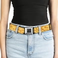 thumbnail image 5 of Buckle-Down Belt, Seatbelt Buckle Belt, Mac Cheese Vivid, Youth 22 to 32 Inches, 5 of 9