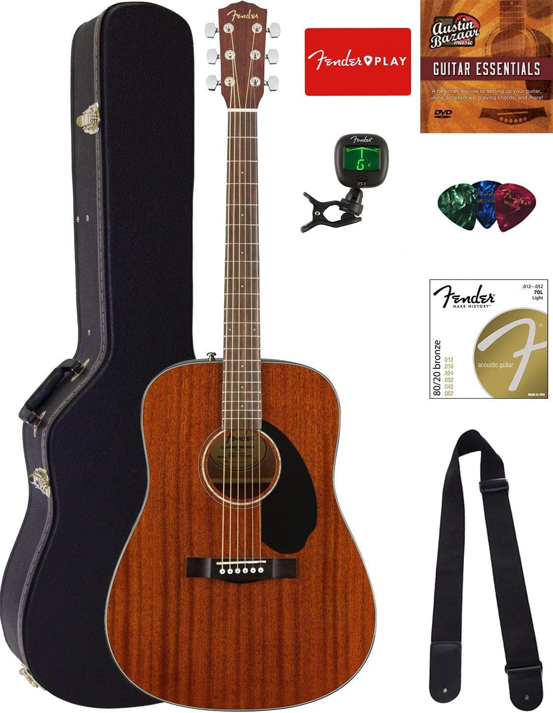 fender cd 60 strings