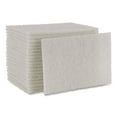 thumbnail image 2 of Boardwalk 98BWK LD 6 in. x 9 in. Light Duty Scour Pad - White (20/Carton), 2 of 9