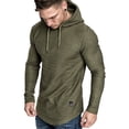 thumbnail image 4 of Sonducket Sudadera con capucha de algodón para hombre Sudadera con capucha absorbente de sudor Sudadera con capucha de algodón Sudadera con capucha de Sudaderas y sudaderas con capucha 3XL,Verde Sonducket AP000756-24, 4 of 6