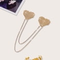 thumbnail image 2 of Sparkly Rhinestones Metal Chain Nipple Cover with Tassel, Reusable Adhesive Pasties Sexy Bra Body Chain, 2 of 14