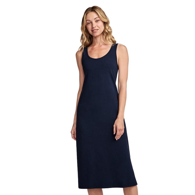Jockey Robe Débardeur Extensible en Coton pour Femme avec Soutien-Gorge Intégré