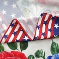 thumbnail image 6 of 4th of July Tablecloth 60x84 Inch Rectangle, Patriotic Tablecloth, Independence Day American Flag Red White and Blue Floral Table Cover for Party Picnic Dinner Decor, 6 of 6