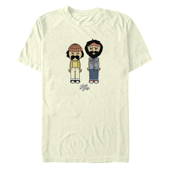 Men's Cheech & Chong Cartoon Duo Graphic T-Shirt