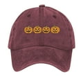thumbnail image 2 of Ladies' Hard Top Baseball Cap High Top Big Head Circumference Cap Solid Color Hat Black Color Small Face Baseball Caps hats for men Multicolor, 2 of 3