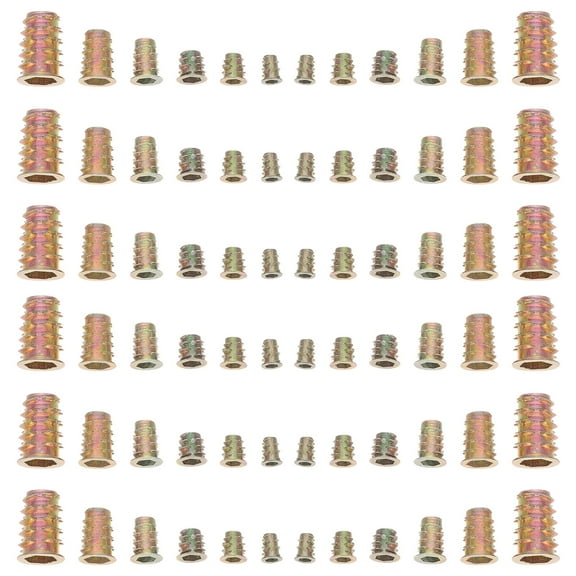 100 Pcs Anchor Furniture Screws and Nuts Assembly