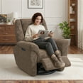 thumbnail image 2 of HOMCOM Fauteuil Inclinable Électrique, Fauteuil Inclinable Rembourré avec Ports USB, 2 of 10