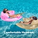 thumbnail image 2 of Flotadores inflables para piscina Sloosh para adultos, paquete de 2 con portavasos, 2 of 7