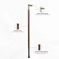 thumbnail image 3 of Global Antiques 38-inch Vintage Wood Walking Cane with Brass Doggy Handle for Men, Women, Seniors, 3 of 3