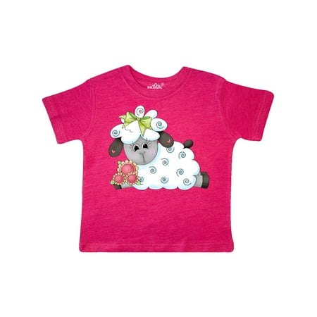 

Inktastic Little Bow Sheep Gift Toddler Boy Girl T-Shirt