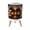 Color 1, variant on Small Trash Can with Lid Majestic Bear Silhouette Forest Sunset Reflection Art 1.8 Gallon Dog Proof Trash Can Round Garbage Can Waste Bin Wastebasket for Bathroom Bedroom Living Room