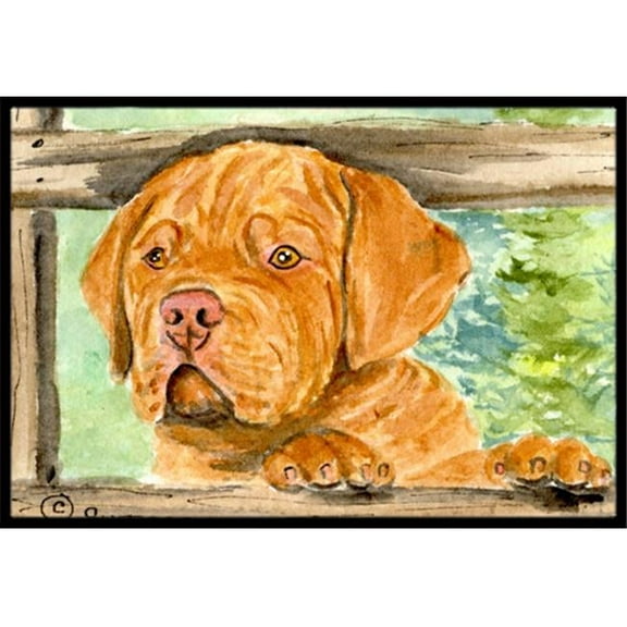Carolines Treasures  Dogue de Bordeaux Indoor Outdoor Mat - 18 x 27 in.