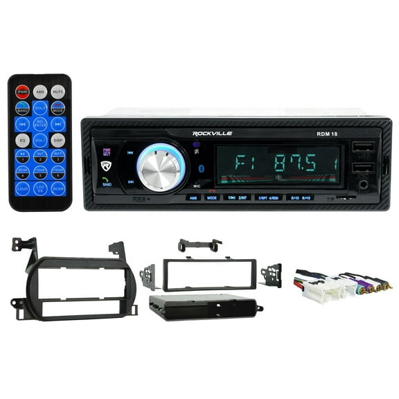 1Din Digital Media Bluetooth AM/FM/MP3/USB/SD Receiver For 02-04 Nissan Altima