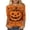 #0294-Multicolor, variant on Uootdi Halloween Womens Henley Tees V Neck Button Classic Halloween Graphic 3/4 Sleeve Tops for Women Loose Fit Weekend Outdoor Shirts Gift