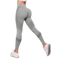 thumbnail image 3 of Women's Sculpting Workout Leggings High Waist Tummy Control Compression Fitness Training Pants, 3 of 9