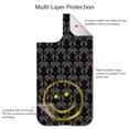 thumbnail image 4 of DistinctInk Custom SKIN / DECAL compatible with OtterBox Defender for iPhone 11 (6.1" Screen) - Yellow Smiley Face Black Grey Damask, 4 of 5