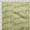 thumbnail image 4 of oneOone Cotton Poplin Mint Green Fabric Sea Shells Ocean Fabric For Sewing Printed Craft Fabric By The Yard 42 Inch Wide, 4 of 4